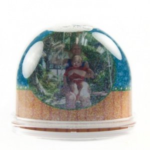 Schneekugel - Glitter