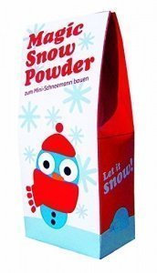 Schneepulver für Mini-Schneemann