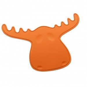 Schneidebrett Rudolf solid orange