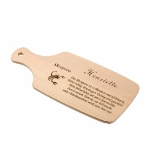 Schneidebrett *Skorpion* mit Griff