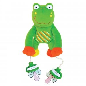 Schnullerhalter Frosch grün