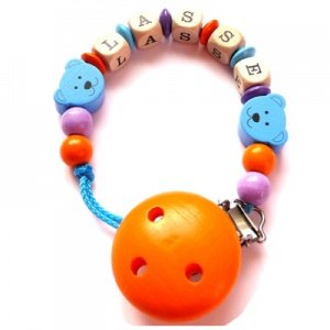 Schnullerkette Minibärchen Blau