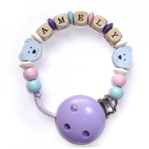 Schnullerkette Minibärchen Pastel