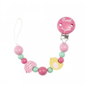 Schnullerkette erdbeere