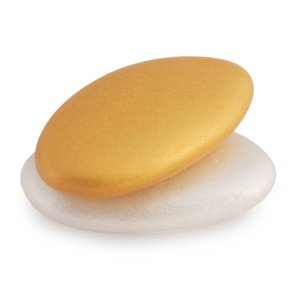 Schokodragees Gastgeschenk, gold glänzen