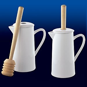 Schokoladen-Kanne aus Hart-Porzellan mit