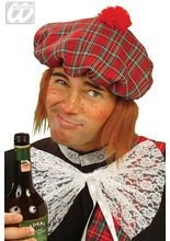 Schottische Mütze mit Haaren