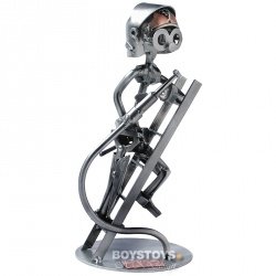 Schraubenmännchen Feuerwehrmann Leiter