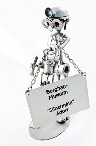 Schraubenmännchen Bergmann Minenarbeiter