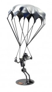 Schraubenmännchen Fallschirmspringer