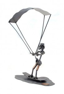 Schraubenmännchen Kite-Surfen / Wassersp