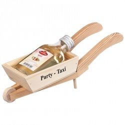 Schubkarre Party-Taxi Schnapsgeschenk