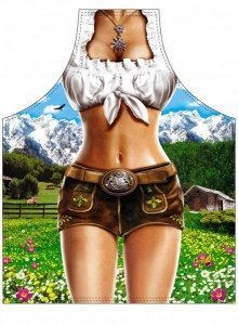 Schürze - Alpenmodel Sie