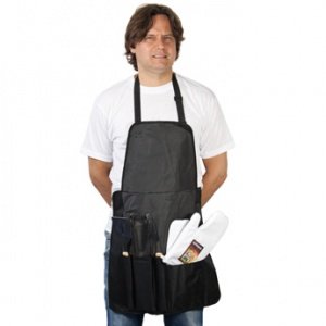 Schürze - BBQ Shürze mit Grillbesteck