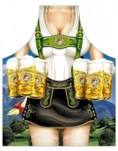 Schürze Bayerische Frau Oktoberfest Grillschürze Bier