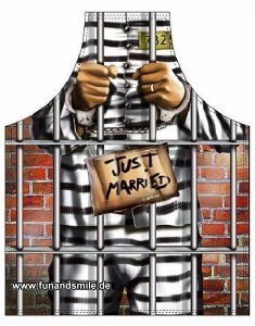 Schürze Just Married