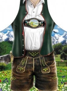 Schürze Lederhose Tracht