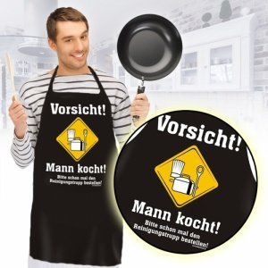Schürze - Mann kocht