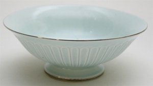 Schüssel large seagrass blue color & gol