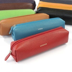 Schulmäppchen Leder mit Gravur