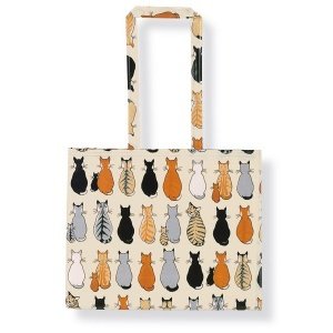 Schultertasche "Cats in Waiting"