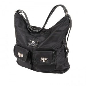 Schultertasche Noire