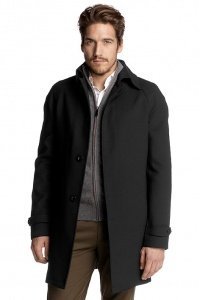 Schurwoll-Mix Twillmantel