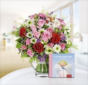 Schutzengel mit Buch "Schutzengelchen fü