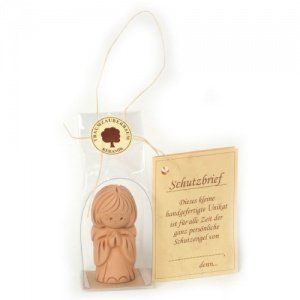 Schutzengel mit Schutzbrief