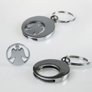 Schutzengelanhänger - Einkaufswagenchip