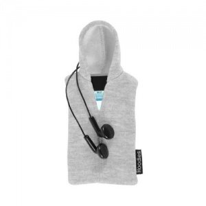Schutzhülle MP3 Hoodie (Hellgrau)