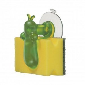 Schwammhalter Norbert transparent oliv