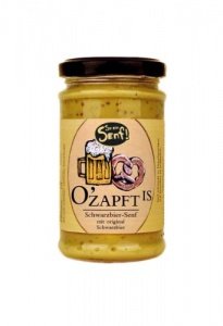 Schwarzbiersenf O-zapft is