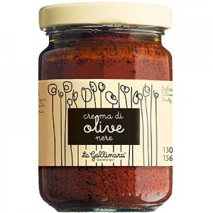 Schwarze Oliven Creme Crema di Olive Ner