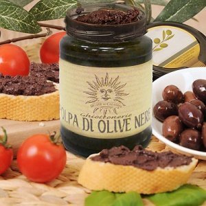 Schwarze Olivencreme Crema di Olive Nere