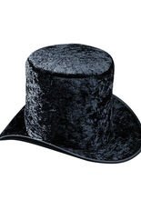 Schwarzer Samtzylinder