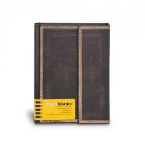 -Schwarzes Marokkoleder- Adressbuch, Min