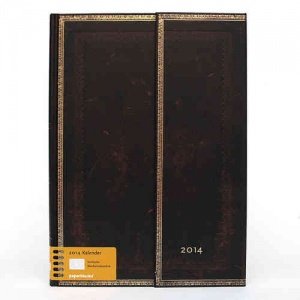 -Schwarzes Marokkoleder- Kalender 2014, 