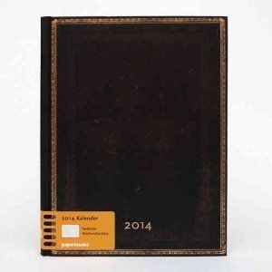 -Schwarzes Marokkoleder- Kalender 2014, 
