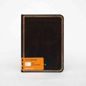 -Schwarzes Marokkoleder- Kalender 2014, 