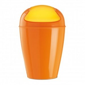 Schwingdeckeleimer Del M orange