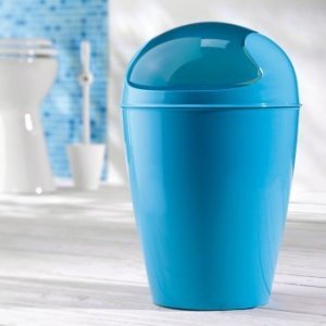 Schwingdeckeleimer Del M solid karibikbl