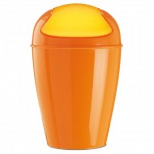 Schwingdeckeleimer Del XL orange