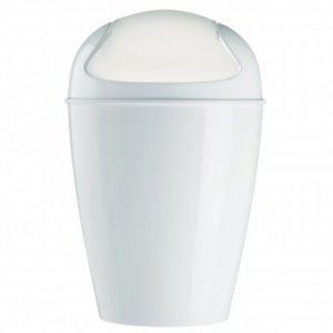 Schwingdeckeleimer Del XL weiß