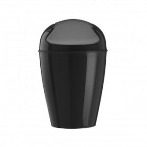 Schwingdeckeleimer Del XS solid schwarz