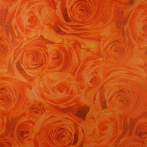 Scrapbookpapier Rosen, apricot