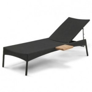 Sct. Thomas Sun Lounger schwarz von Skag
