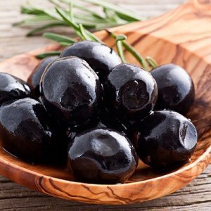 schwarze Oliven mit Stein Olive Verdi No