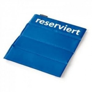 Seatpad reserviert blau
