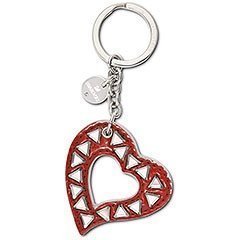 Secrecy Red Heart Schlüsselanhänger